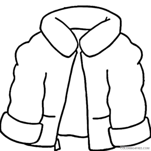 Clothing Coloring Pages Coat for Winter Clothing Printable 2021 1684 Coloring4free