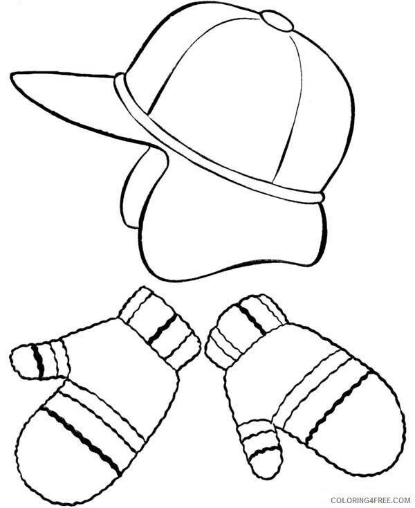 Clothing Coloring Pages Picture of Winter Clothing Printable 2021 1691 Coloring4free