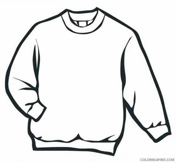 Clothing Coloring Pages Sweater in Winter Clothing Printable 2021 1694 Coloring4free