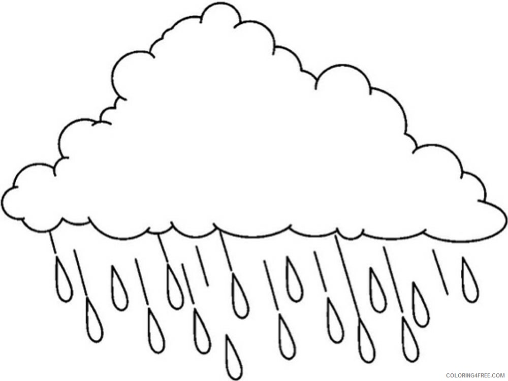 Cloud Coloring Pages Cloud 13 Printable 2021 1705 Coloring4free