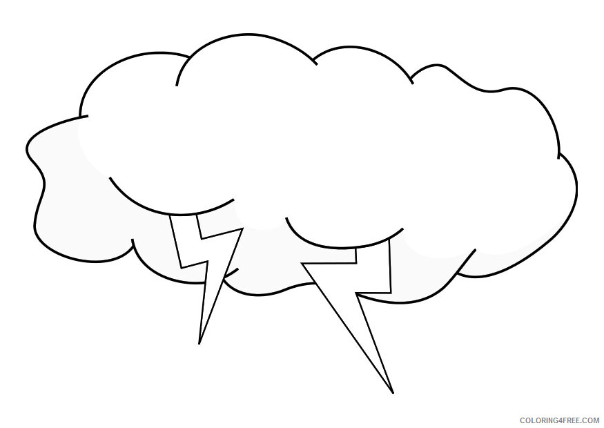Cloud Coloring Pages of Cloud Printable 2021 1715 Coloring4free