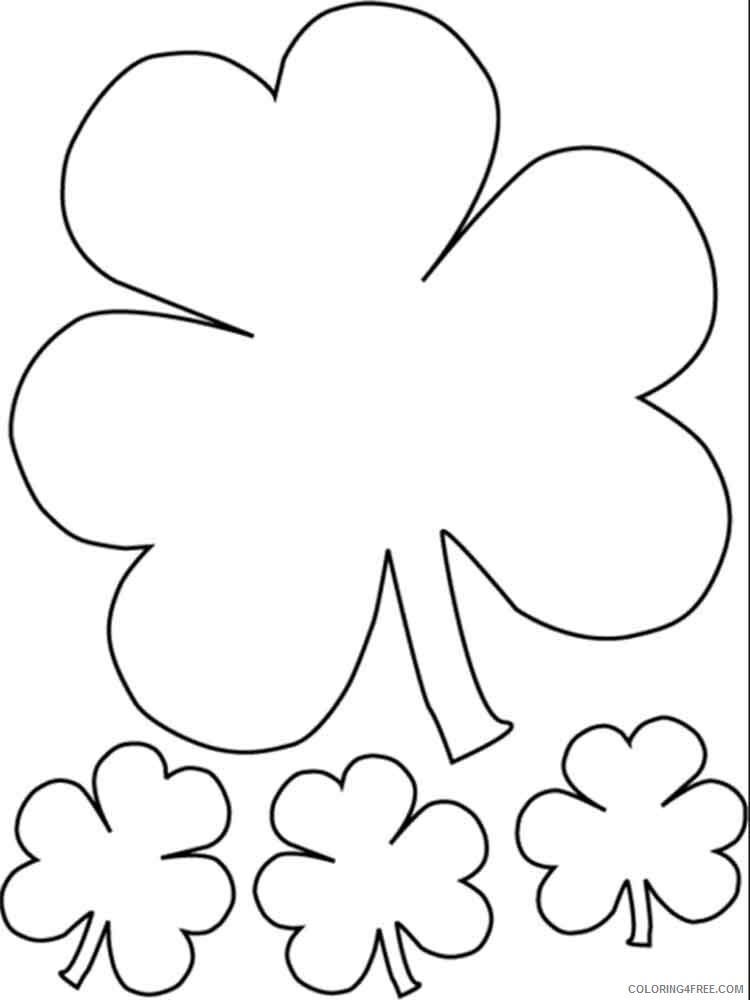 Clover Coloring Pages Clover 13 Printable 2021 1734 Coloring4free Coloring4free Com