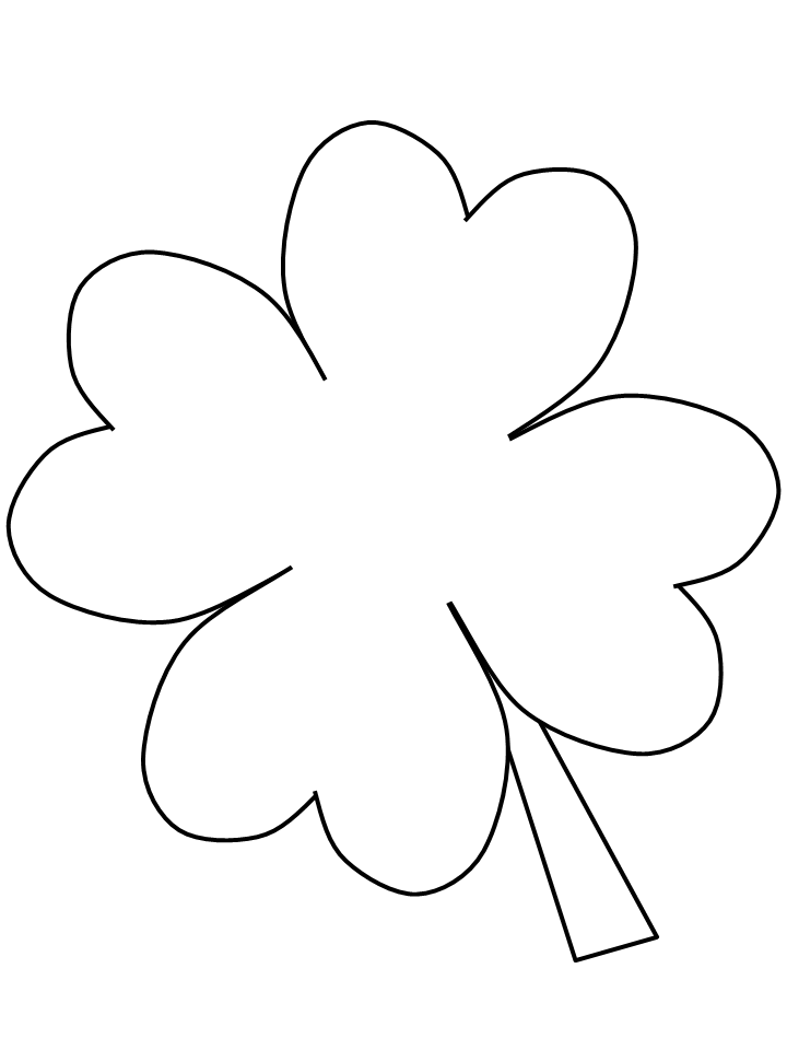 Clover Coloring Pages clover 2 Printable 2021 1726 Coloring4free
