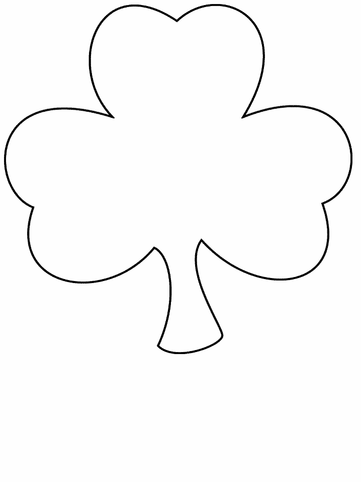 Clover Coloring Pages clover Printable 2021 1727 Coloring4free