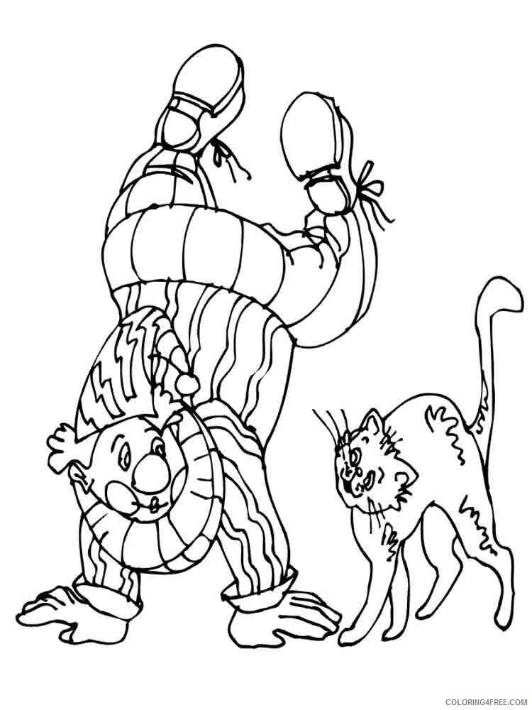 Clown Coloring Pages clown 11 Printable 2021 1775 Coloring4free