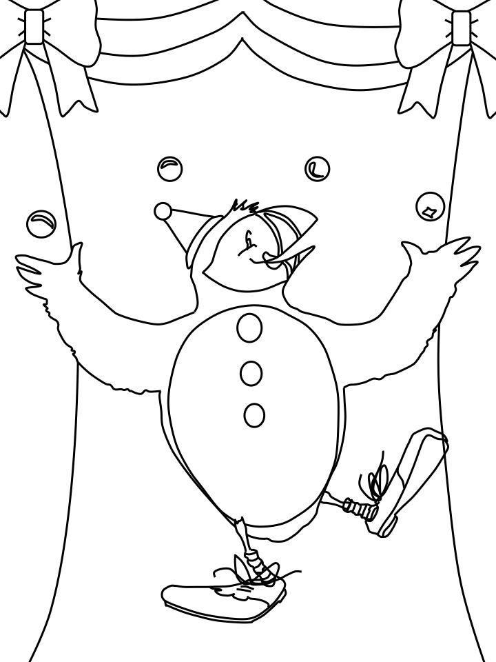 Clown Coloring Pages clown puffin Printable 2021 1790 Coloring4free