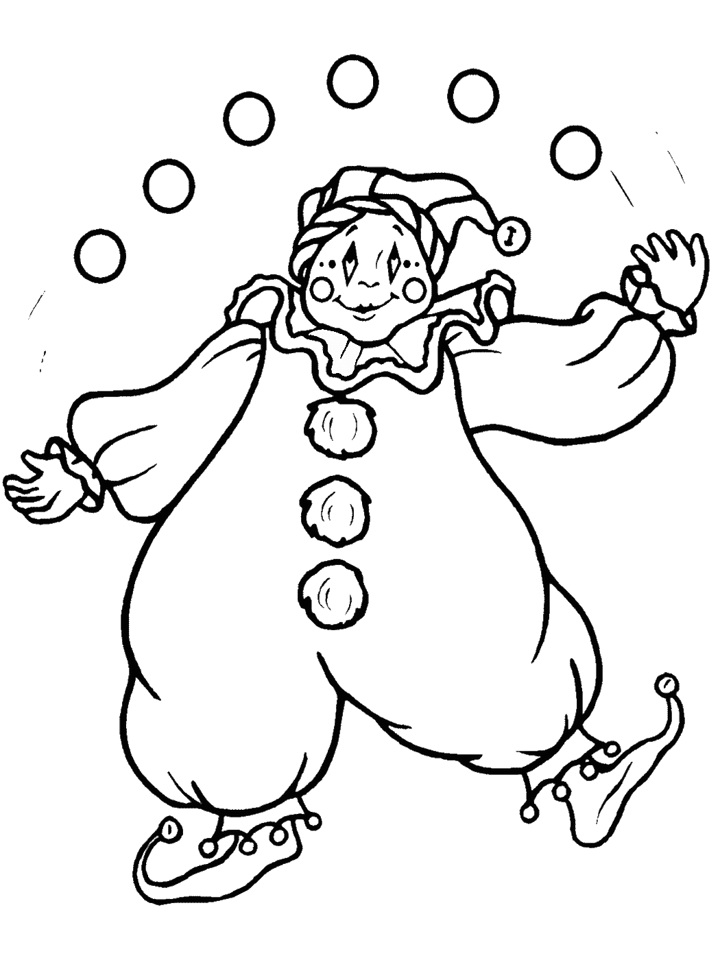 Clown Coloring Pages clownc18 Printable 2021 1767 Coloring4free