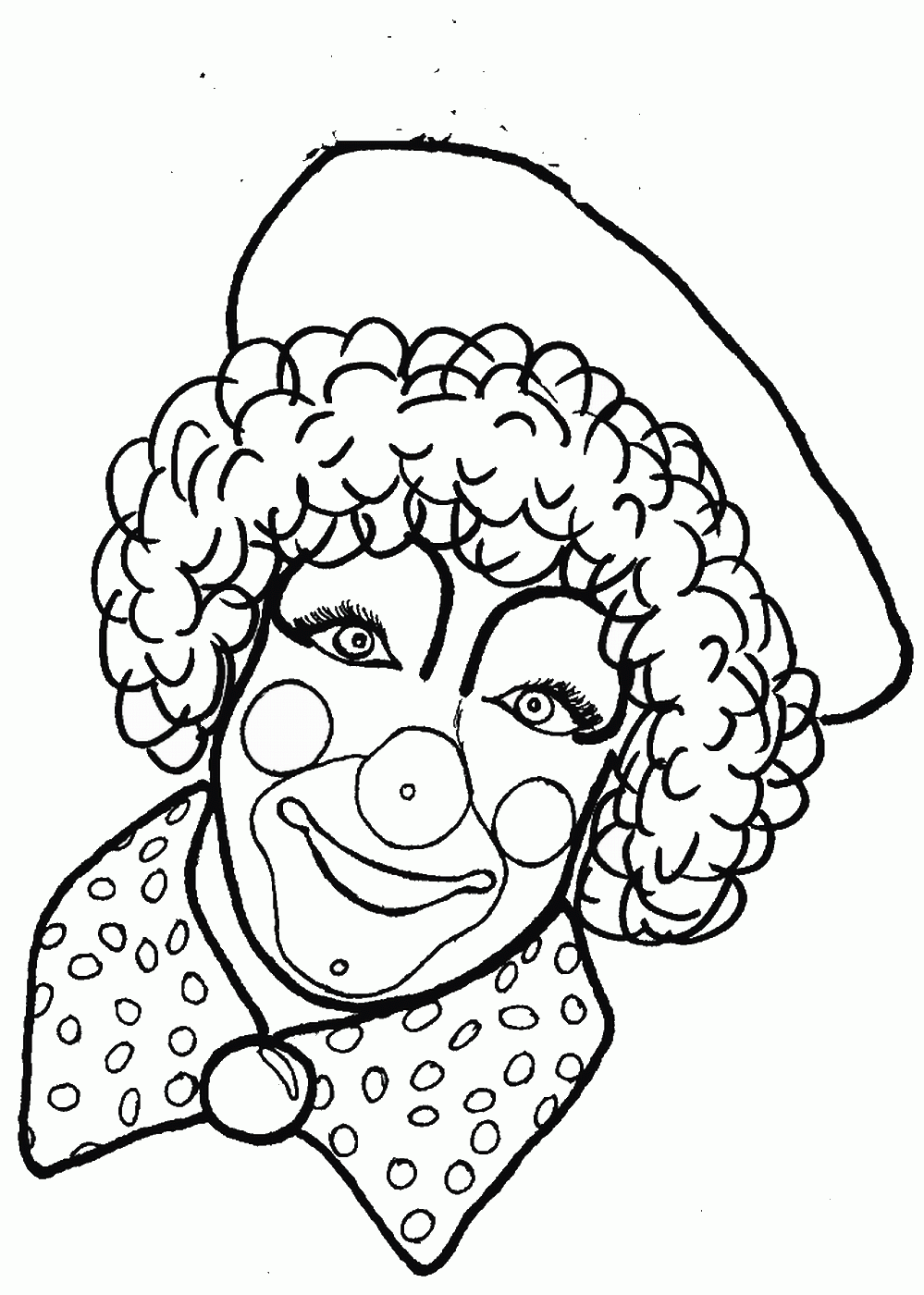 Clown Coloring Pages clownc20 Printable 2021 1768 Coloring4free