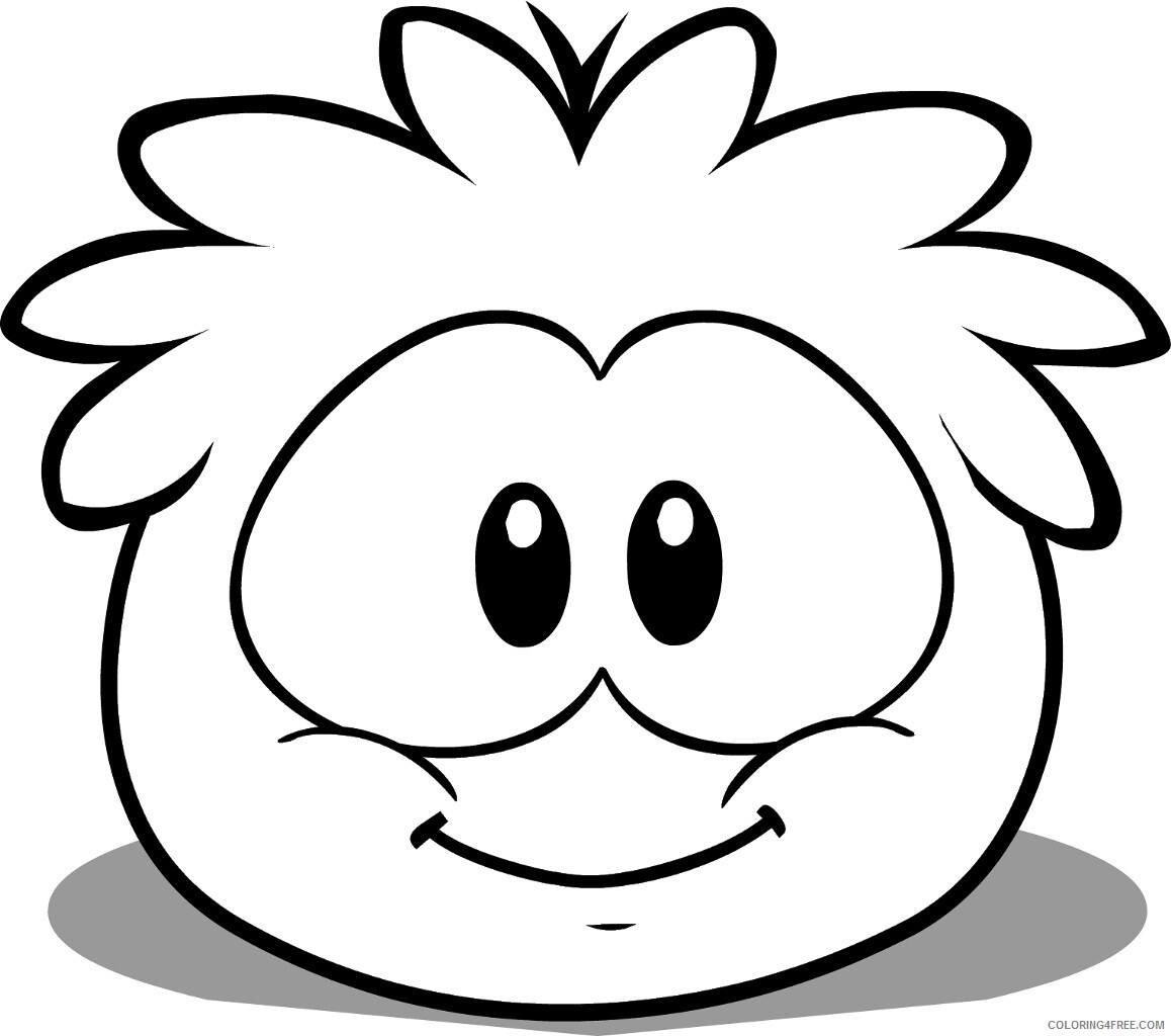 Club Penguin Coloring Pages Club Penguin of Puffles Printable 2021 1820 Coloring4free