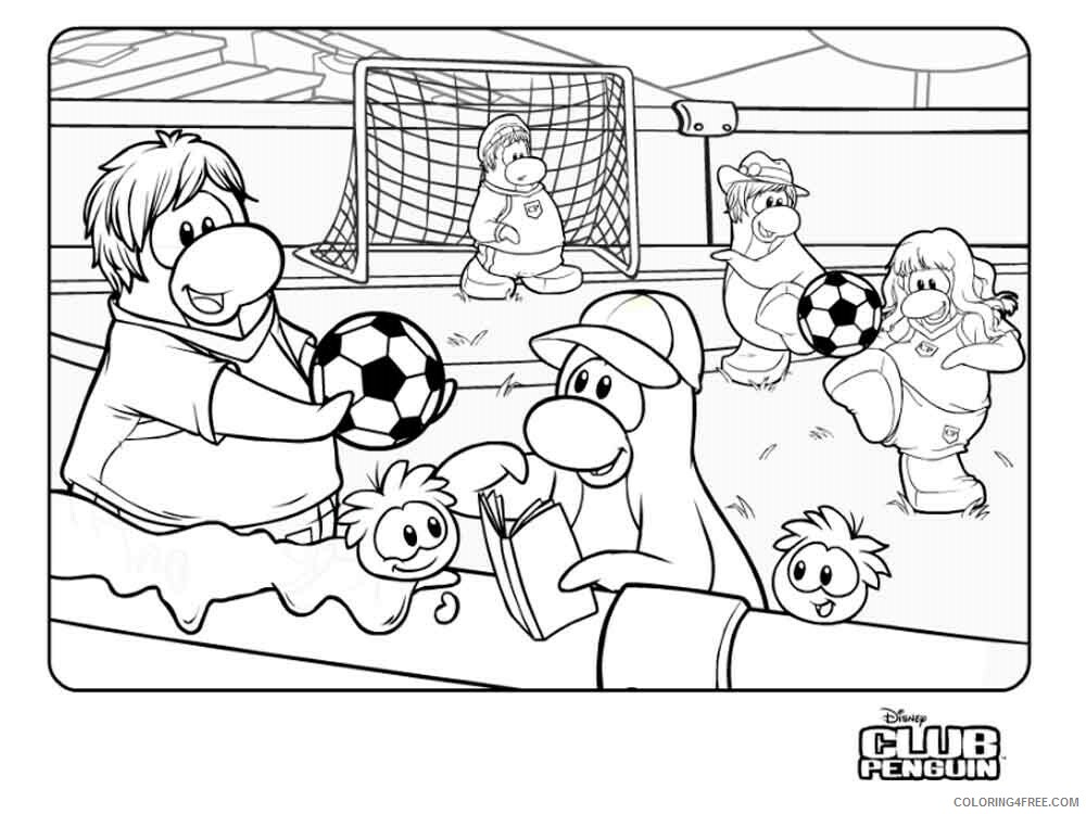 Club Penguin Coloring Pages club penguin 17 Printable 2021 1813 Coloring4free
