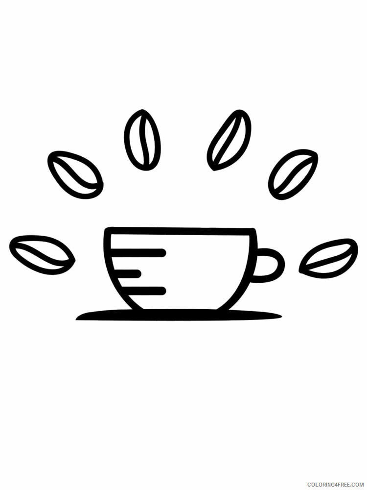 Coffee Coloring Pages Coffee 3 Printable 2021 1828 Coloring4free