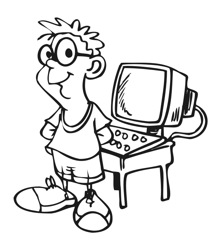 Computer Coloring Pages Computer Printable 2021 1859 Coloring4free