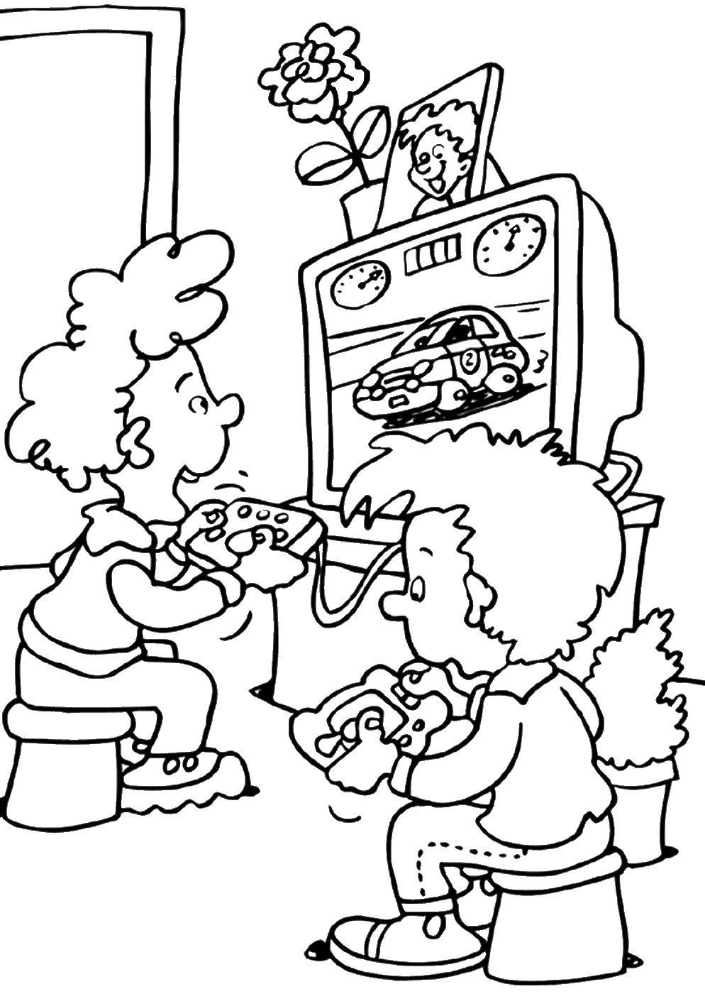 Computer Coloring Pages computer_cl_37 Printable 2021 1854 Coloring4free