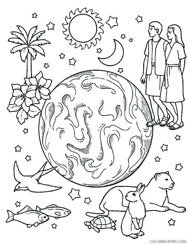 Creation Coloring Pages Creation Printable 2021 1870 Coloring4free