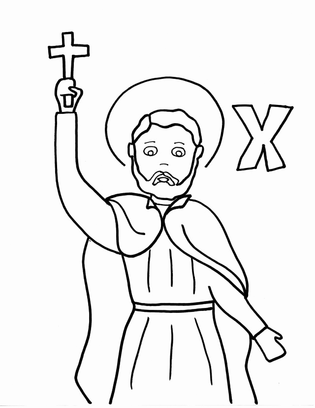 Cross Coloring Pages St Francis and Cross Printable 2021 1889 Coloring4free
