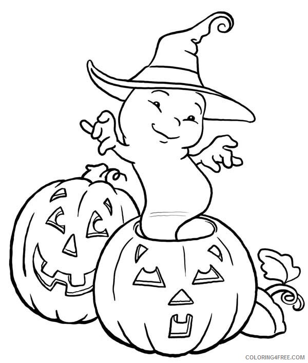 Dancing Coloring Pages White Ghost Dancing on Halloween Day Printable 2021 Coloring4free