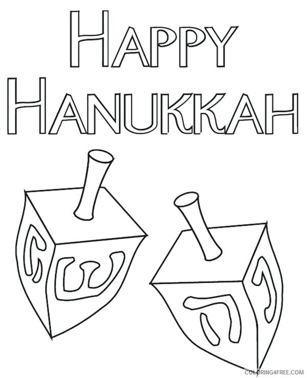 December Coloring Pages Happy Hanukkah December Printable 2021 2011 Coloring4free
