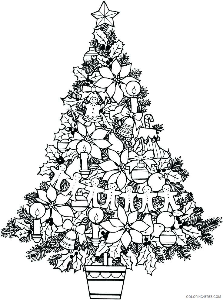 December Coloring Pages Ornaments December Printable 2021 2013 Coloring4free