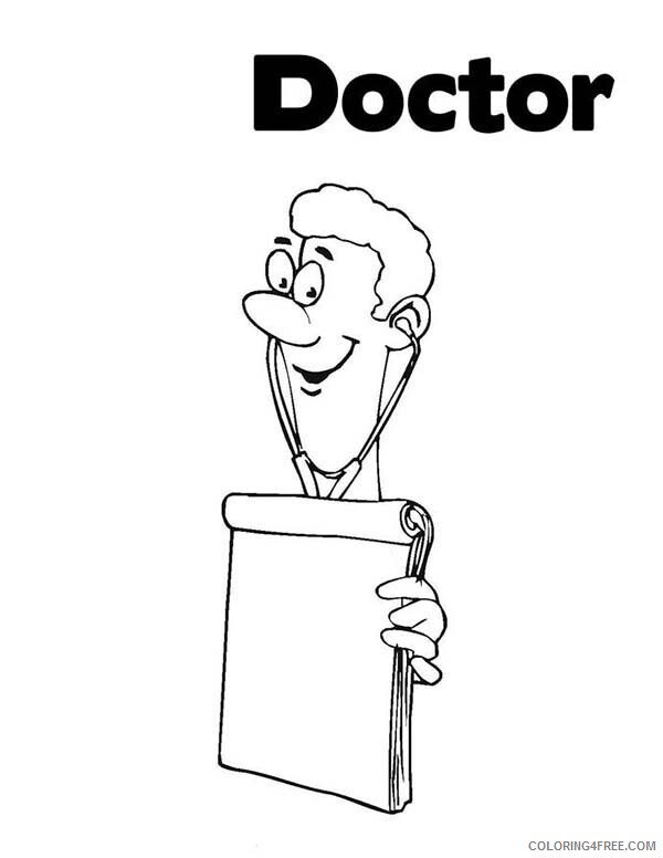 Doctor Coloring Pages How to Draw Doctor Printable 2021 2058 Coloring4free