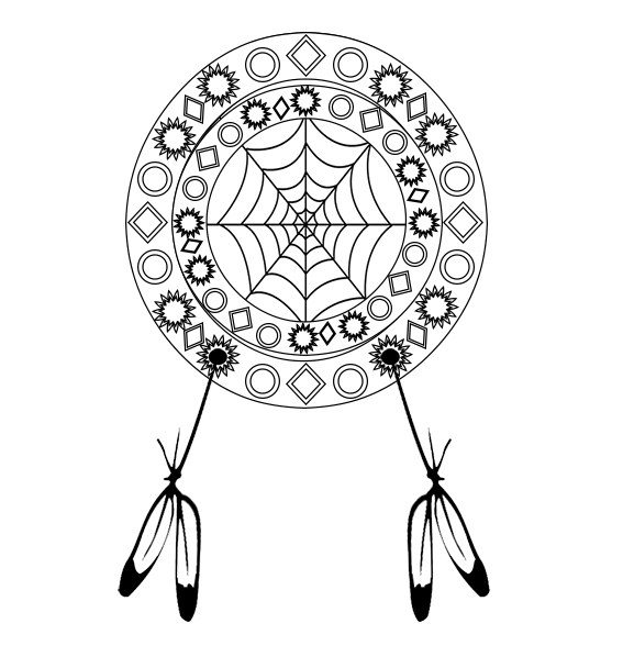 Dream Catcher Coloring Pages Dream Catcher Indian Printable 2021 2083 Coloring4free