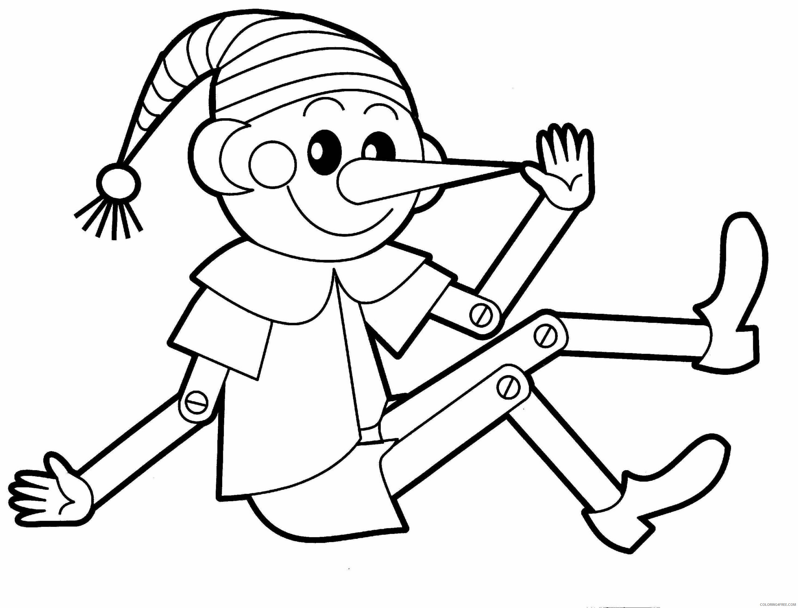 Elf Coloring Pages Elf Toy Printable 2021 2107 Coloring4free