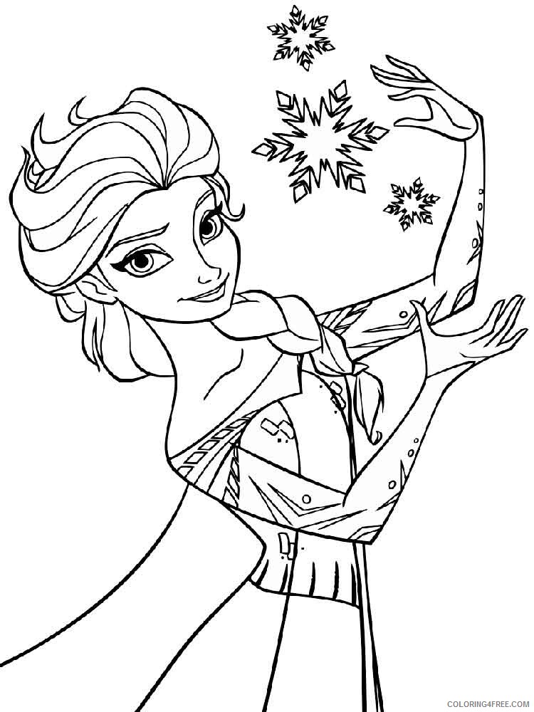 Elsa Coloring Pages Elsa 3 Printable 2021 2123 Coloring4free