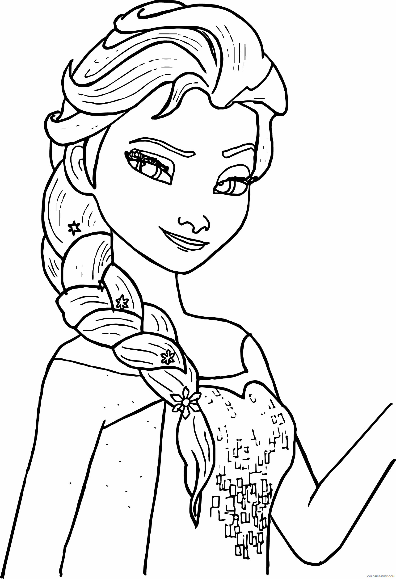 Elsa Coloring Pages Elsa Printable 2021 2115 Coloring4free