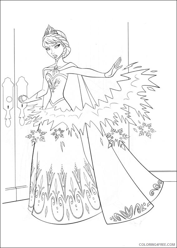 Elsa Coloring Pages angry elsa Printable 2021 2108 Coloring4free