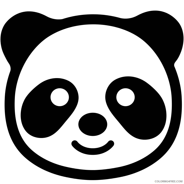 Emoji Coloring Pages Emoji Panda Printable 2021 2196 Coloring4free