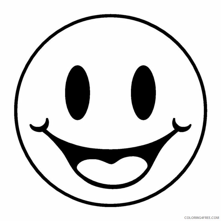 Emoji Coloring Pages Emoji Smiling Printable 2021 2201 Coloring4free