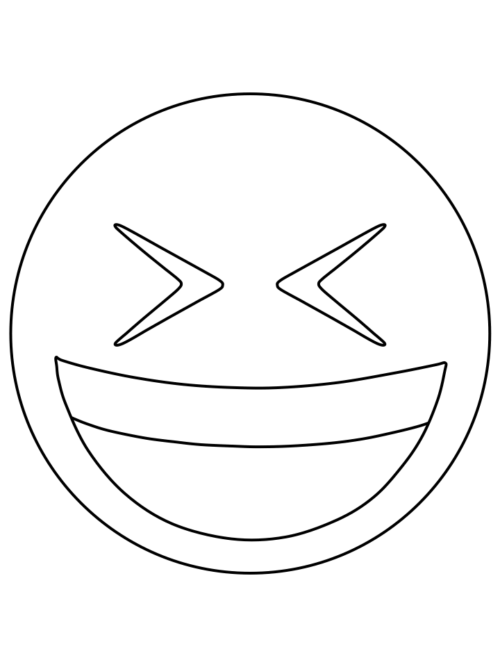 Emoji Coloring Pages big smile4 Printable 2021 2147 Coloring4free