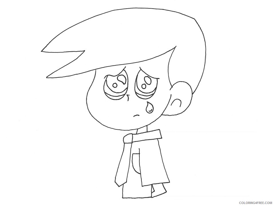 Emotions Coloring Pages boy sad Printable 2021 2272 Coloring4free