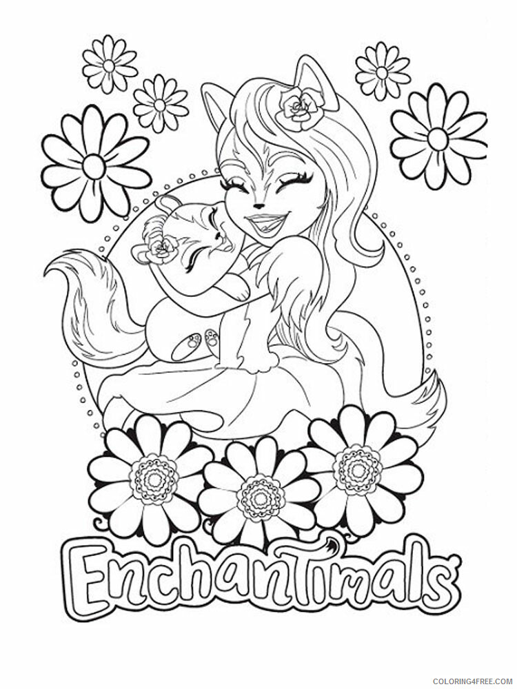 Enchantimals Coloring Pages enchantimals 1 Printable 2021 2284 Coloring4free