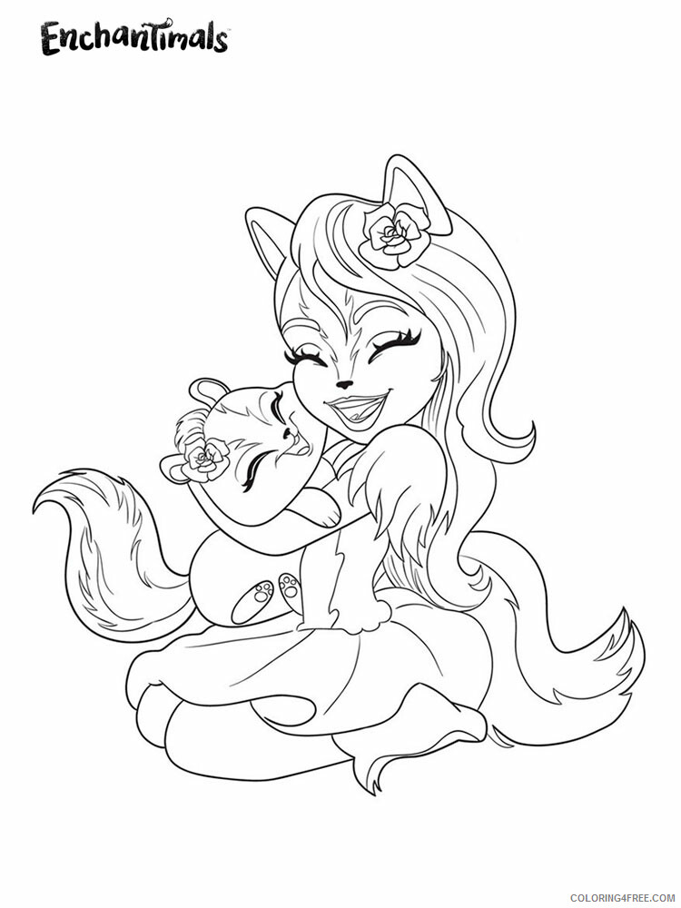 Enchantimals Coloring Pages enchantimals 6 Printable 2021 2290 Coloring4free