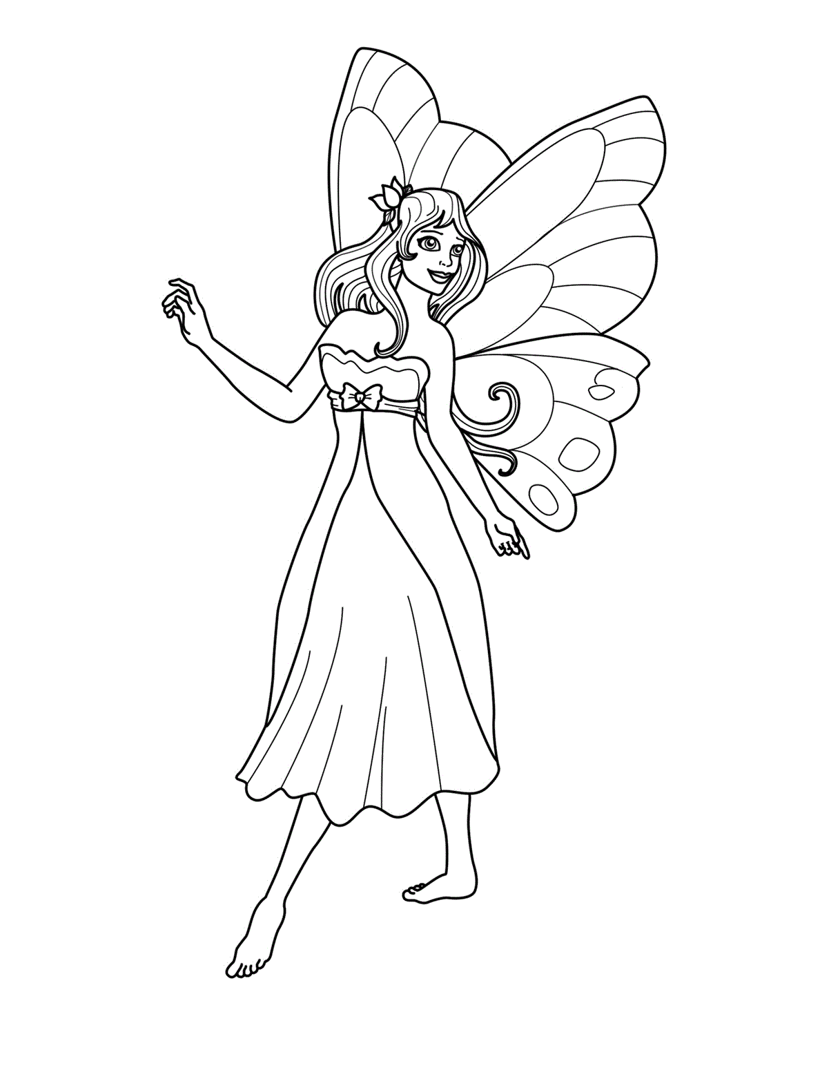Fairy Coloring Pages Fairy Images Printable 2021 2337 Coloring4free