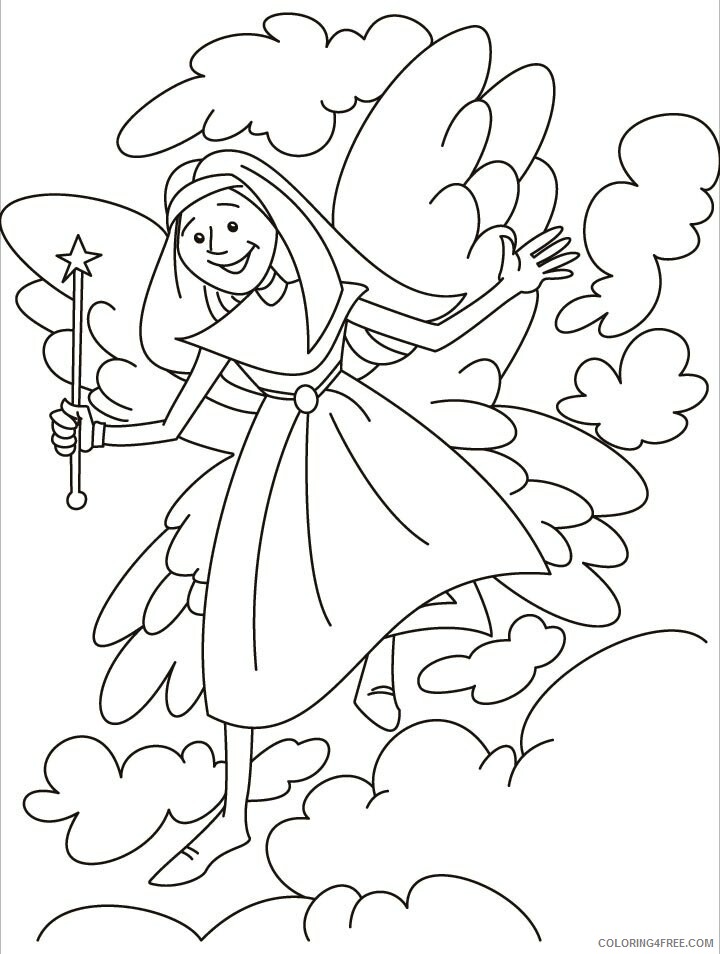 Fairy Coloring Pages Fairy Picture Printable 2021 2365 Coloring4free