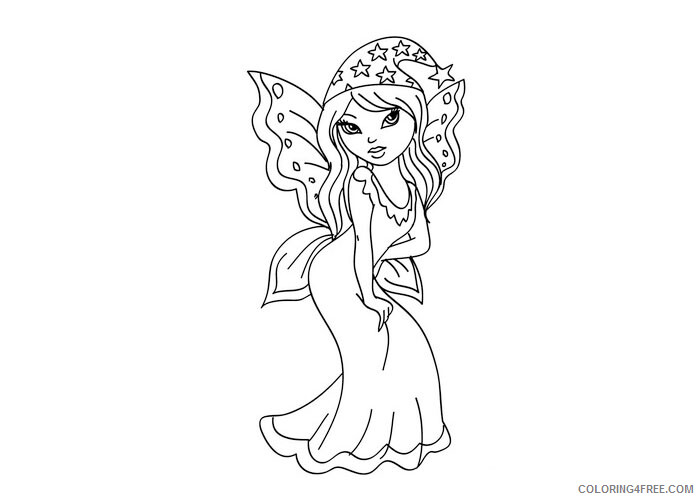 Fairy Coloring Pages Fairy Printable 2021 2338 Coloring4free