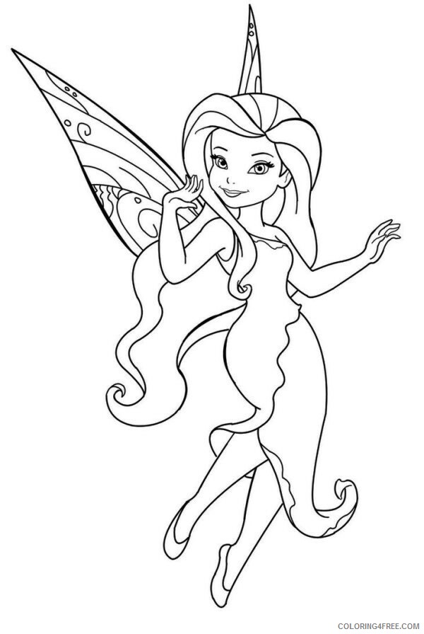 Fairy Coloring Pages Fairy Printable 2021 2340 Coloring4free