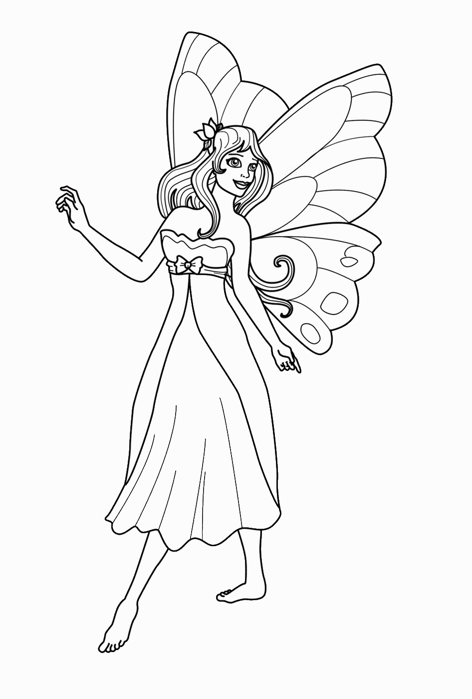 Fairy Coloring Pages fairyc80 Printable 2021 2332 Coloring4free