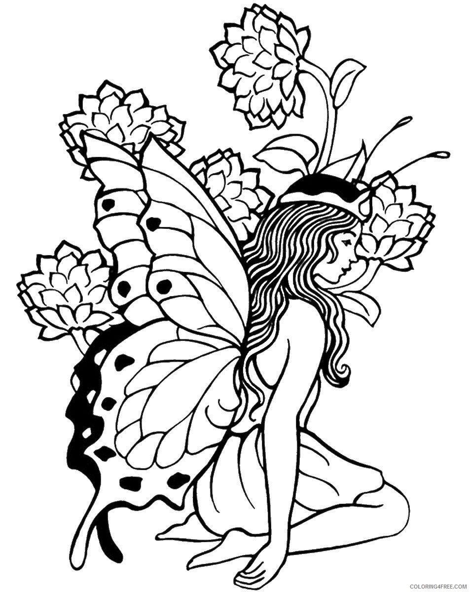 Fairy Coloring Pages fairyc82 Printable 2021 2334 Coloring4free