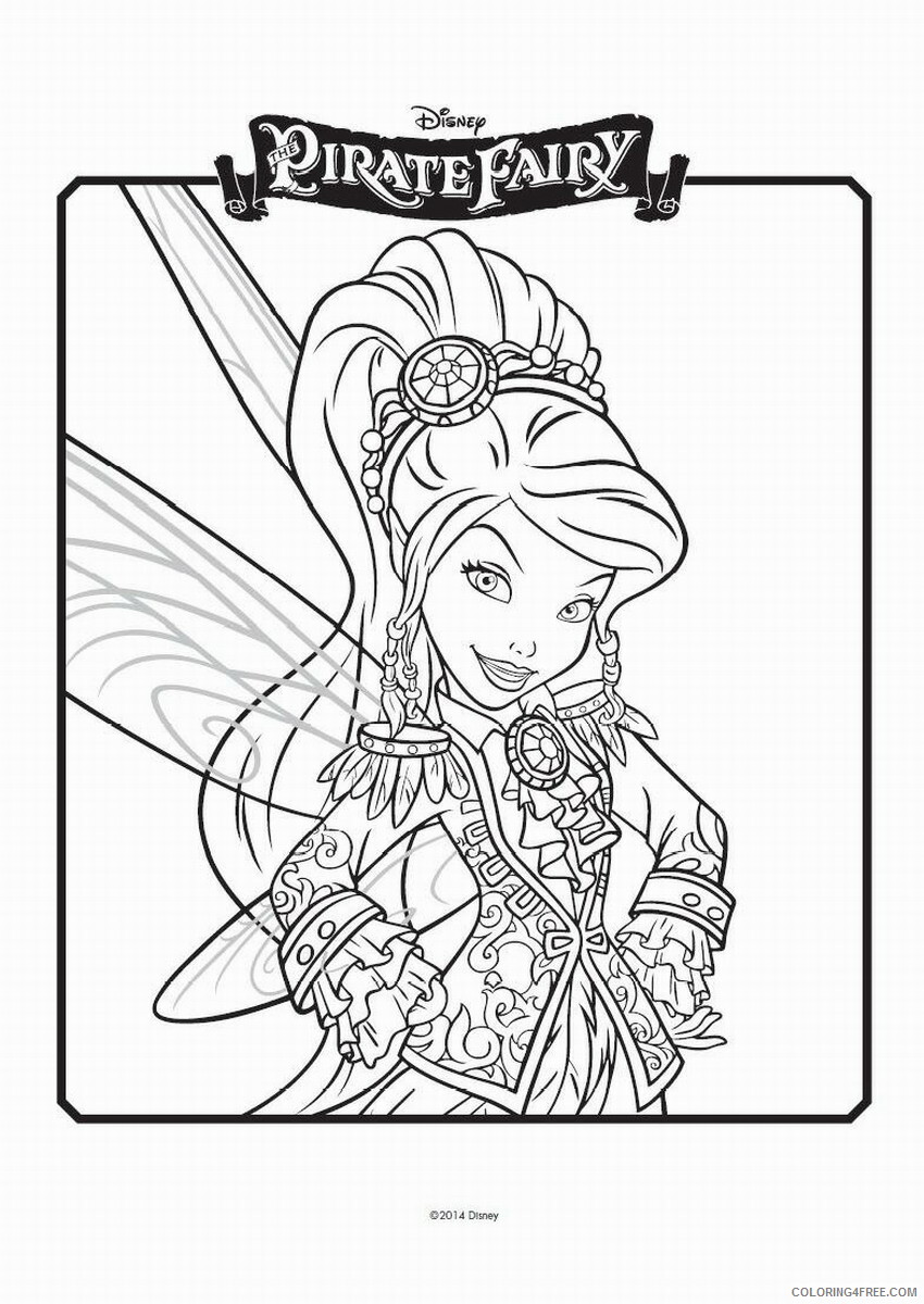 Fairy Coloring Pages the_pirate_fairy_coloring13 Printable 2021 2407 Coloring4free