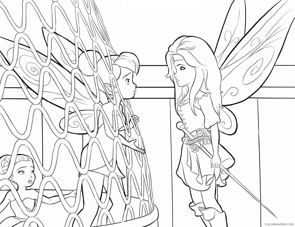 Fairy Coloring Pages the_pirate_fairy_coloring2 Printable 2021 2409 Coloring4free