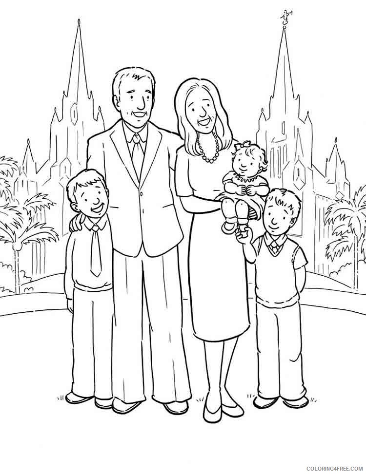 Family Coloring Pages family 7 Printable 2021 2466 Coloring4free