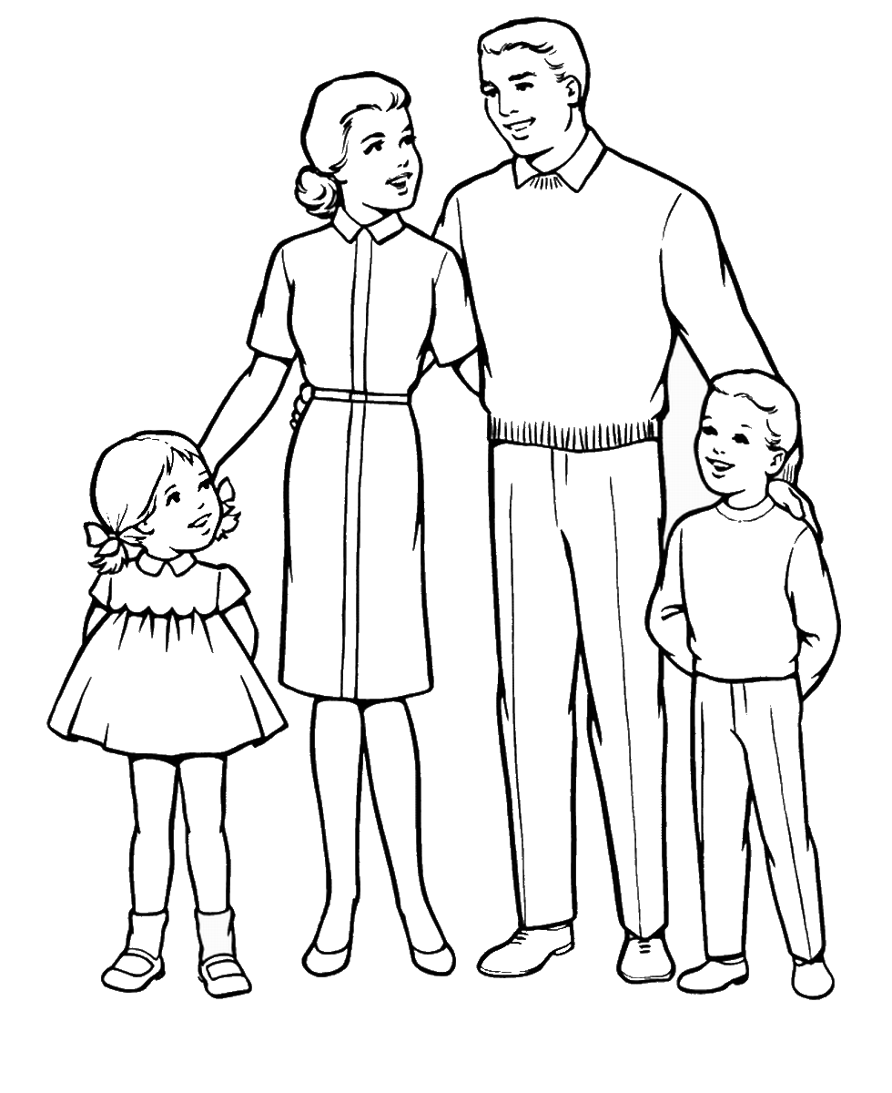 Family Coloring Pages family_cl19 Printable 2021 2439 Coloring4free