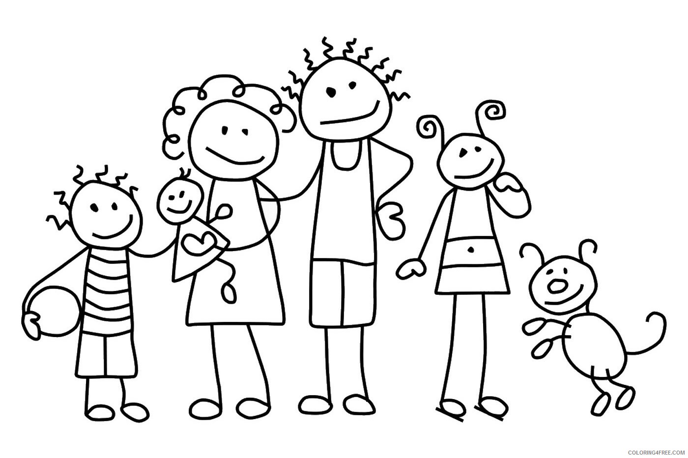 Family Coloring Pages family_cl81 Printable 2021 2454 Coloring4free