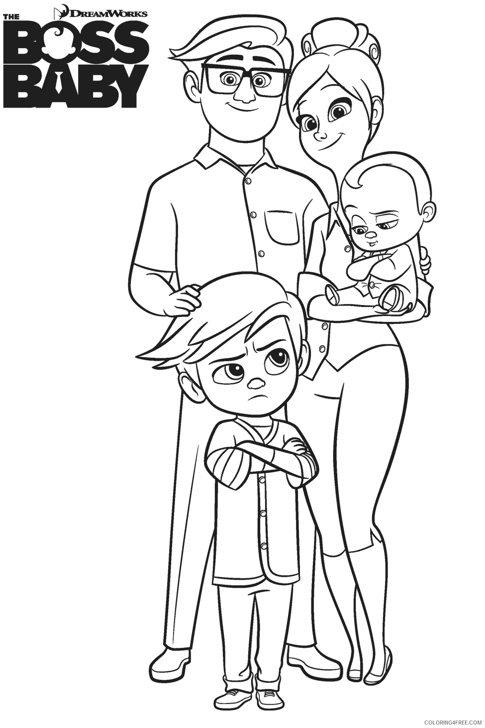 Family Coloring Pages tim family a4 Printable 2021 2418 Coloring4free