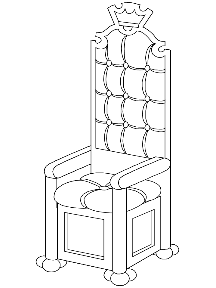 Fantasy Coloring Pages chair Printable 2021 2491 Coloring4free