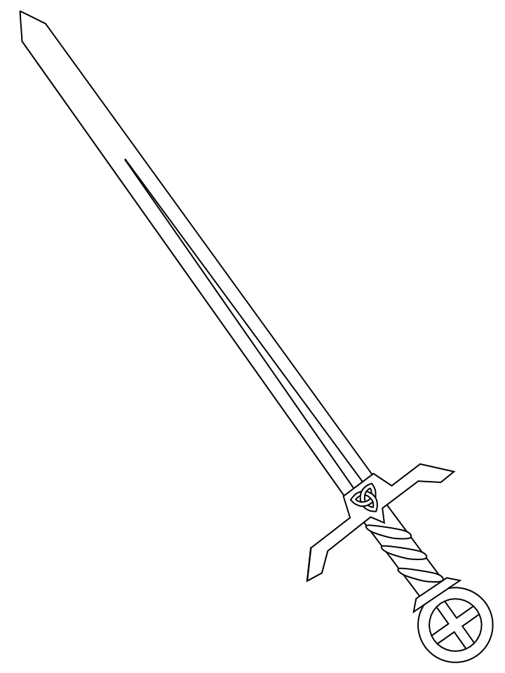 Fantasy Coloring Pages excalibur 2 Printable 2021 2496 Coloring4free