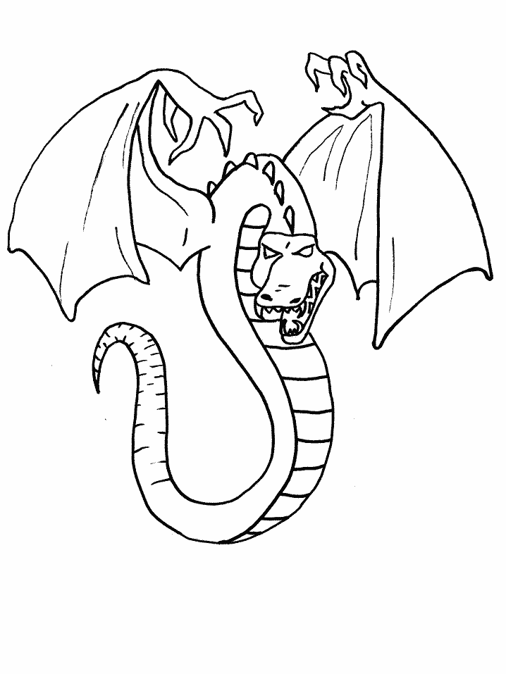 Fantasy Dragons Coloring Pages 21 Printable 2021 2537 Coloring4free