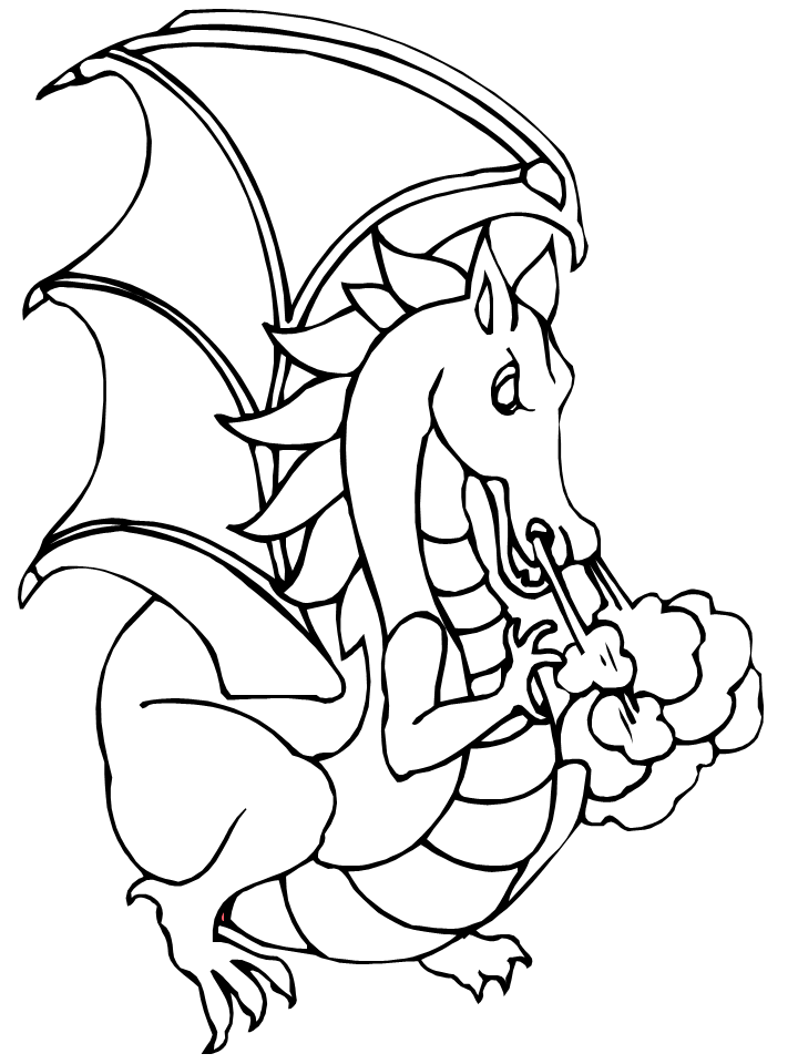 Fantasy Dragons Coloring Pages 33 Printable 2021 2542 Coloring4free